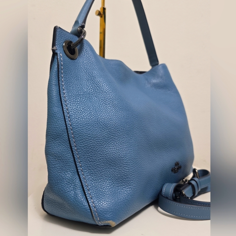 Coach Pebbled Leather Shoulder Bag - Picture 4 of 11